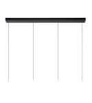 Lampy wiszące rurki - Lucide LORENZ Lampa wisząca 4xE27 czarny 74403/04/30 - produkt 4
