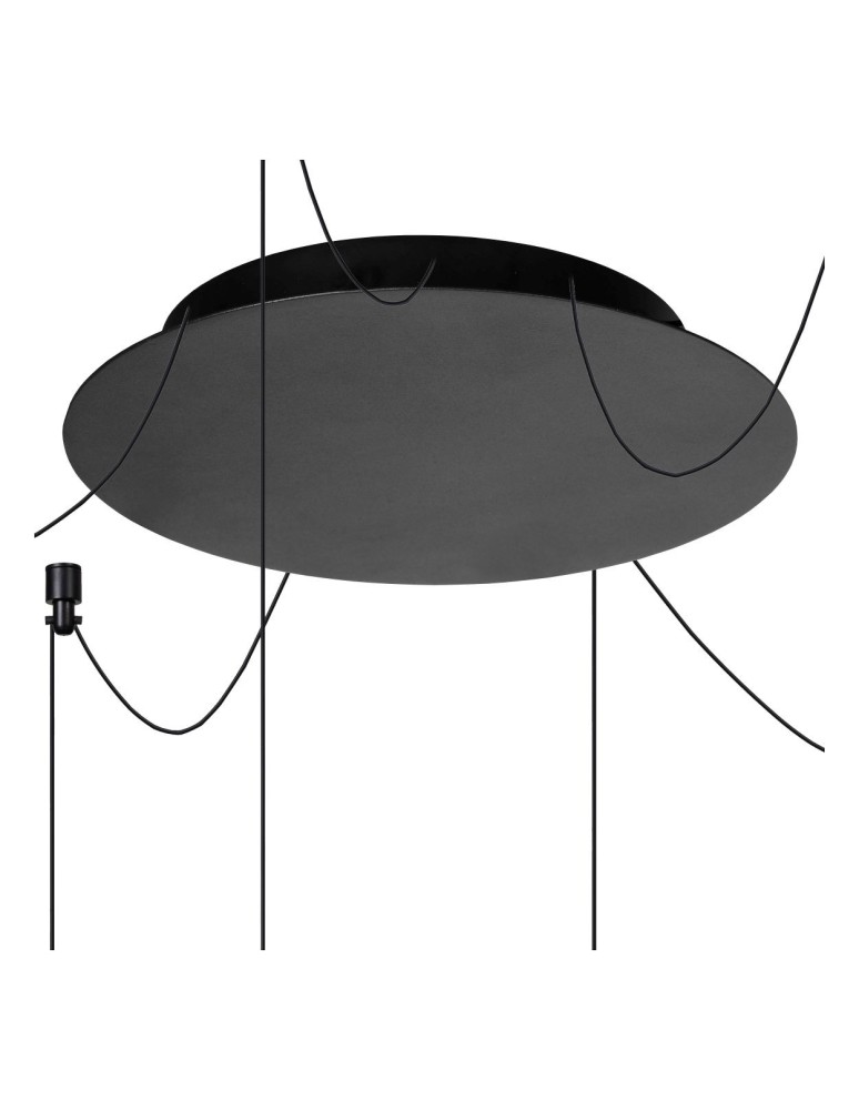 Lucide LORENZ Lampa wisząca 6xE27 czarny 74403/06/30