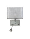 Zuma Line BLINK 1x26W E27 1x3W LED 230V W0173-02A-F4B3 Alu Kinkiet