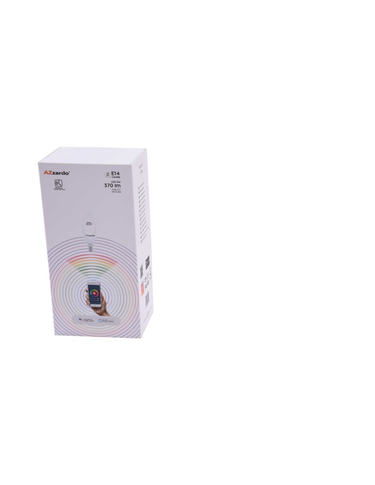 AZZARDO SMART Żarówka LED WiFi E14 Świeczka 5W AZ3215