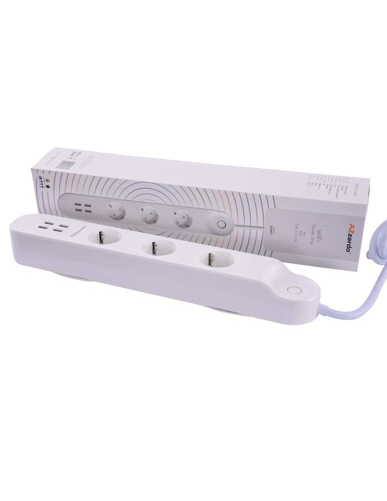 AZZARDO SMART Listwa zasilająca WiFi+USB 32A AZ3477