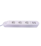 Przedłużacze i adaptery SMART - AZZARDO SMART Listwa zasilająca WiFi+USB 32A AZ3477 - produkt 9