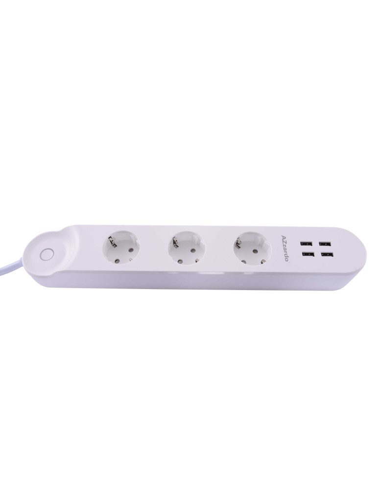 AZZARDO SMART Listwa zasilająca WiFi+USB 32A AZ3477