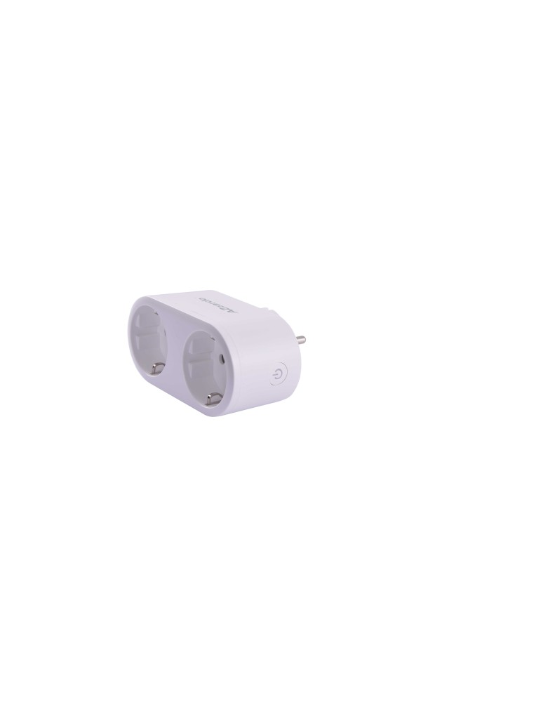 AZZARDO SMART WiFi Podwójne Gniazdo 16A Białe AZ3476 AZZARDO SMART WiFi Podwójne Gniazdo 16A Białe AZ3476