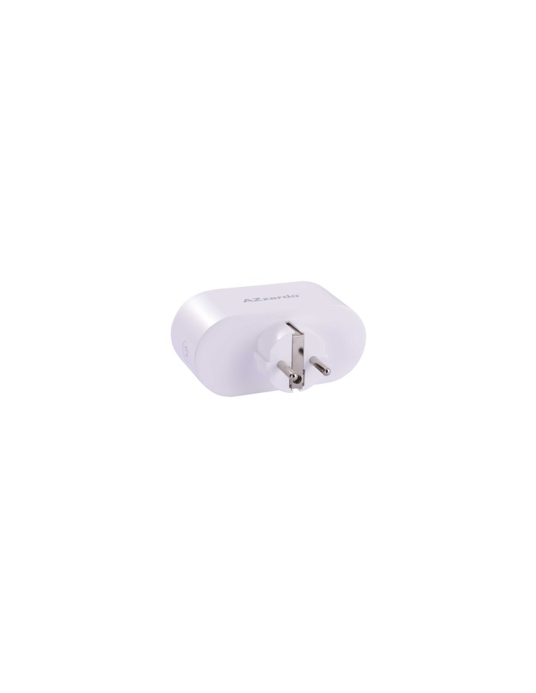 AZZARDO SMART WiFi Podwójne Gniazdo 16A Białe AZ3476 AZZARDO SMART WiFi Podwójne Gniazdo 16A Białe AZ3476