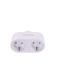 AZZARDO SMART WiFi Podwójne Gniazdo 16A Białe AZ3476 AZZARDO SMART WiFi Podwójne Gniazdo 16A Białe AZ3476