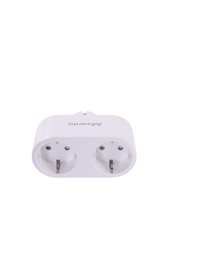 AZZARDO SMART WiFi Podwójne Gniazdo 16A Białe AZ3476 AZZARDO SMART WiFi Podwójne Gniazdo 16A Białe AZ3476
