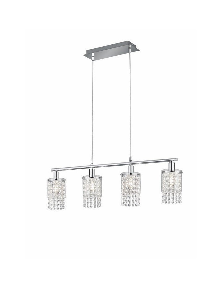Lampy wiszące - Trio POSH  Wisząca 4xE14 chrom R30764006 - produkt kolory-swiatla.pl 1