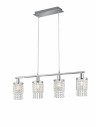 Trio POSH  Wisząca 4xE14 chrom R30764006