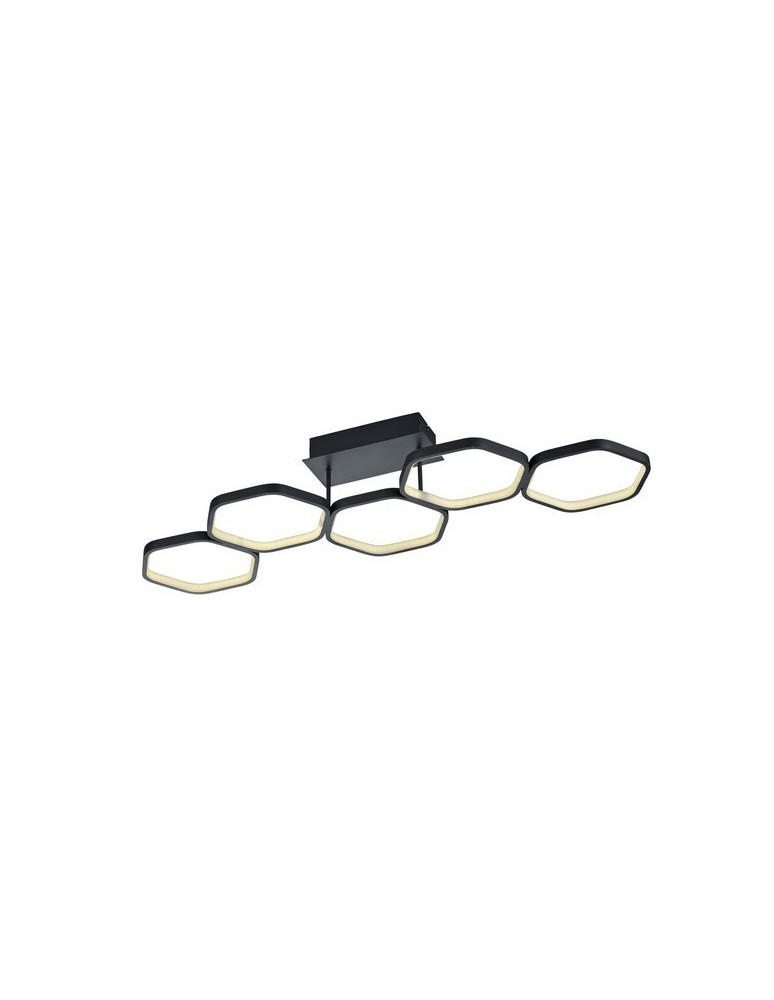 Lampy sufitowe nowoczesne - Trio VIGO  Sufitowa LED antracyt R62055142 - produkt kolory-swiatla.pl 1