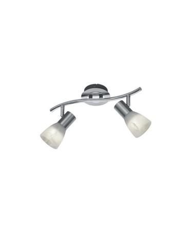 TRIO LEVISTO  Sufitowa 2xE14 nikiel mat alabastrowy 871010207