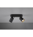 Lampy sufitowe reflektory - TRIO PAGO  Sufitowa/ Ścienna 2xGU10 czarny mat 803500232 - produkt 1