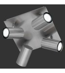 Lampy sufitowe regulowane - spoty - TRIO MARLEY Nikiel mat 802430407 - product 1