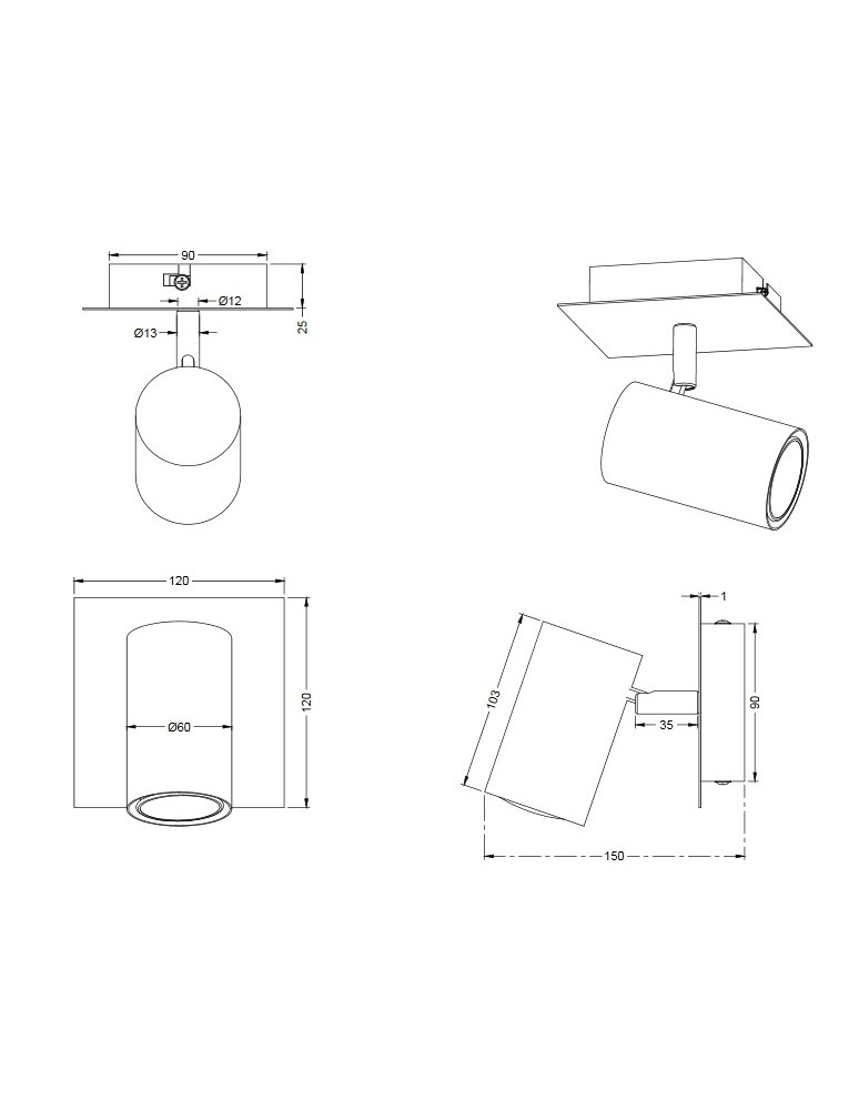 Reflektory ścienne - TRIO MARLEY Biały 802400101 - product kolory-swiatla.pl 2
