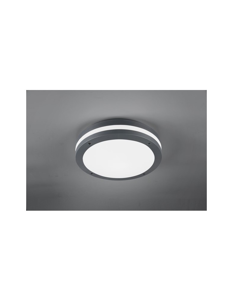 Lampy zewnętrzne sufitowe - TRIO PIAVE  Sufitowa LED tworzywo 676960142 - produkt kolory-swiatla.pl 1