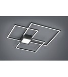 Lampy sufitowe geometryczne - TRIO HYDRA  Sufitowa 1xLED antracyt 676210442 - product 1