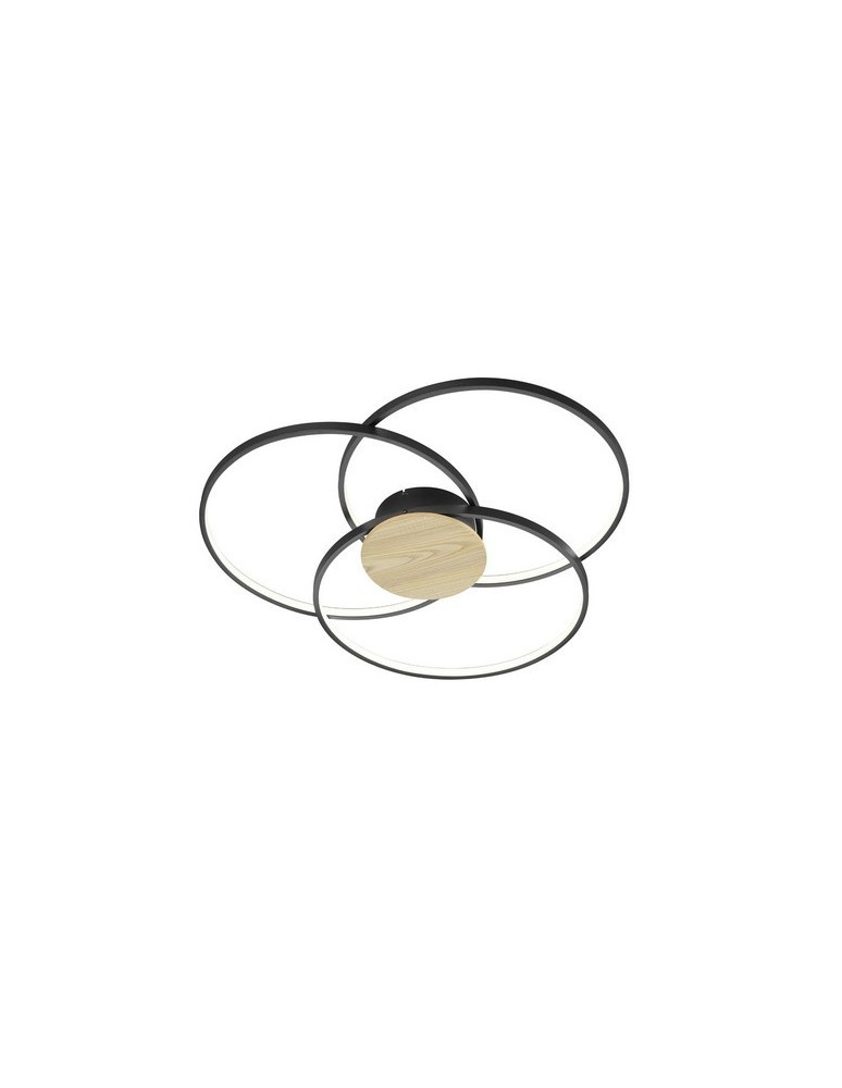 Lampy sufitowe - TRIO SEDONA  Sufitowa LED czarny 673210332 - produkt kolory-swiatla.pl 1