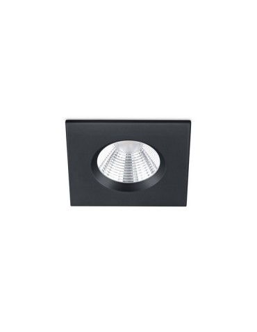 TRIO ZAGROS Wpust LED czarny mat 650610132