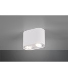 Oprawy sufitowe na wymienne źródło światła - TRIO COOKIE  Sufitowa 2xGU10 biały mat 612900231 - product 1