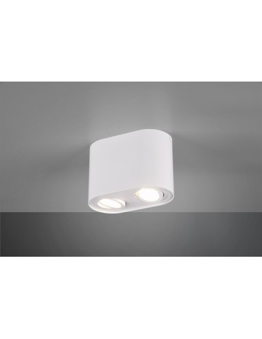 TRIO COOKIE  Sufitowa 2xGU10 biały mat 612900231