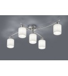 Lampy sufitowe - TRIO GARDA  Sufitowa 5xE14 nikiel 605400501 - product 1