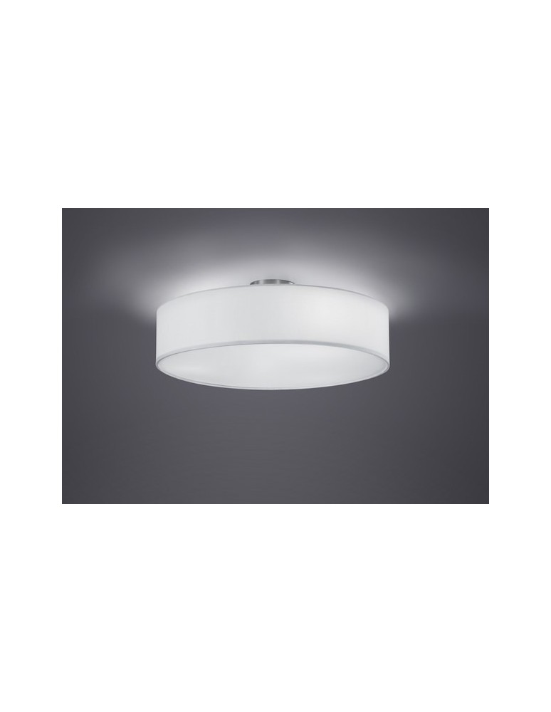 Lampy sufitowe - TRIO HOTEL Nikiel mat 603900301 Plafon - produkt kolory-swiatla.pl 1