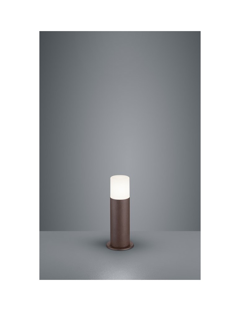 Lampy ogrodowe stojące - TRIO HOOSIC  Zewnętrzna 1xE27 miedziany biały 522260124 - produkt kolory-swiatla.pl 1