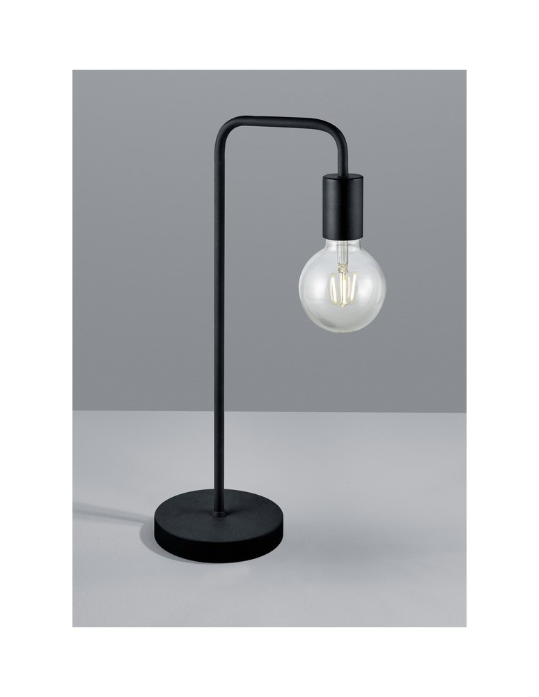 Lampy stołowe loftowe - industrialne - TRIO DIALLO  Biurkowa 1xE27 czarny 508000132 - produkt kolory-swiatla.pl 1