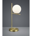 Lampy stołowe nowoczesne - TRIO PURE  Sufitowa 1xE14 mosiądz mat biały 502000108 - produkt 1
