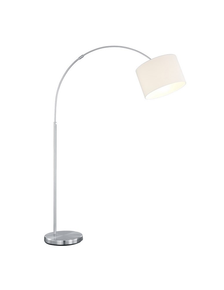 Lampy podłogowe z abażurem - TRIO HOTEL Nikiel mat 461100101 Podłogowa - produkt kolory-swiatla.pl 1