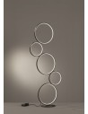 TRIO RONDO  Podłogowa 1xLED czarny mat 422610532