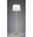 Lampy podłogowe z abażurem - TRIO LYON  Podłogowa 3xE27 mosiądz 409100308 - product 1
