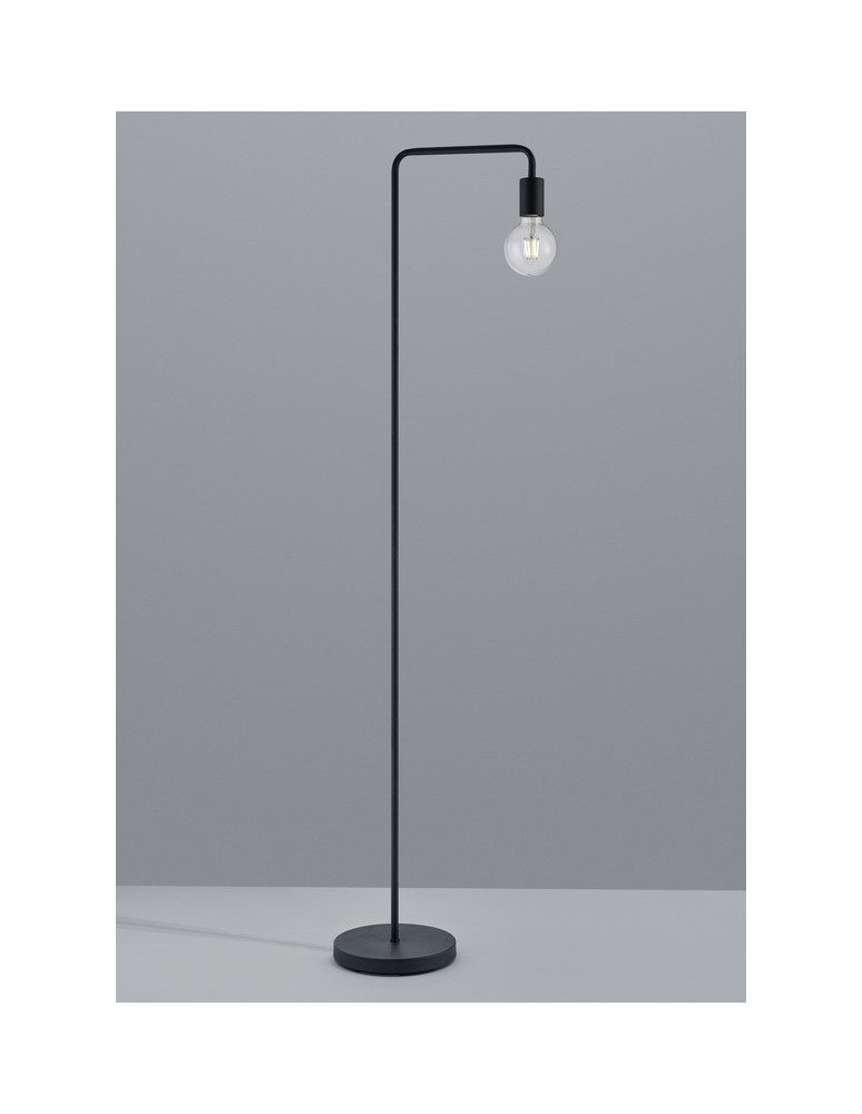 Lampy podłogowe łamane - TRIO DIALLO  Podłogowa 1xE27 czarny 408000132 - produkt kolory-swiatla.pl 1