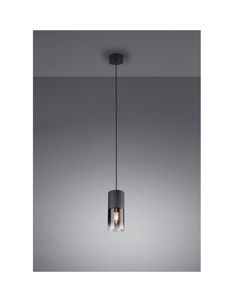 Lampy wiszące - TRIO ROBIN  Wisząca 1xE27 czarny 310600132 - produkt kolory-swiatla.pl 1