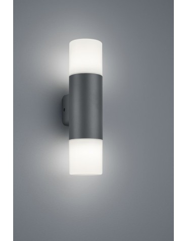 TRIO HOOSIC  Ścienna 2xE27 antracyt 224060242