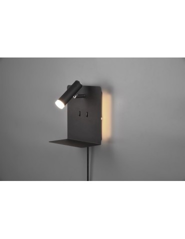 TRIO ELEMENT  Ścienna LED czarny 222570232
