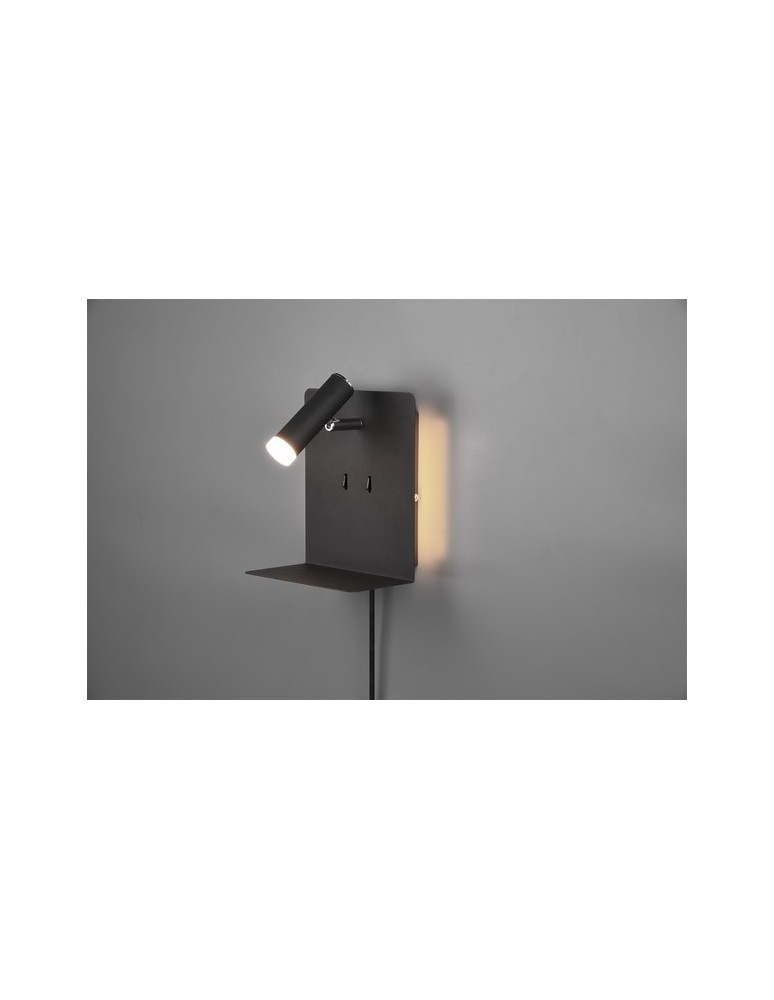Kinkiety - TRIO ELEMENT  Ścienna LED czarny 222570232 - produkt kolory-swiatla.pl 1