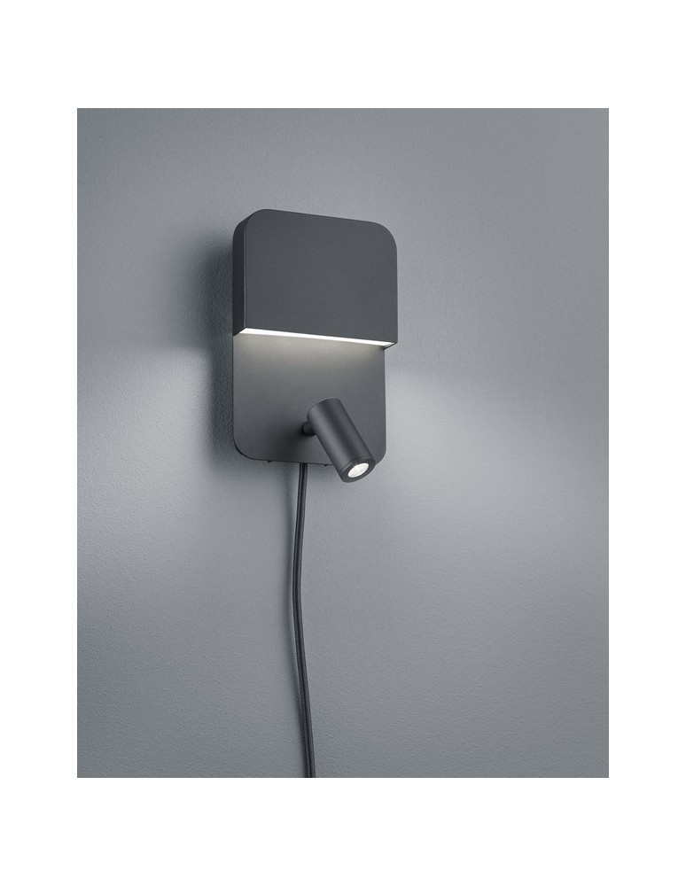 Kinkiety do czytania - TRIO LUIGI 2x LED, 5W+2,3W 3000K, 222270232 - produkt kolory-swiatla.pl 1