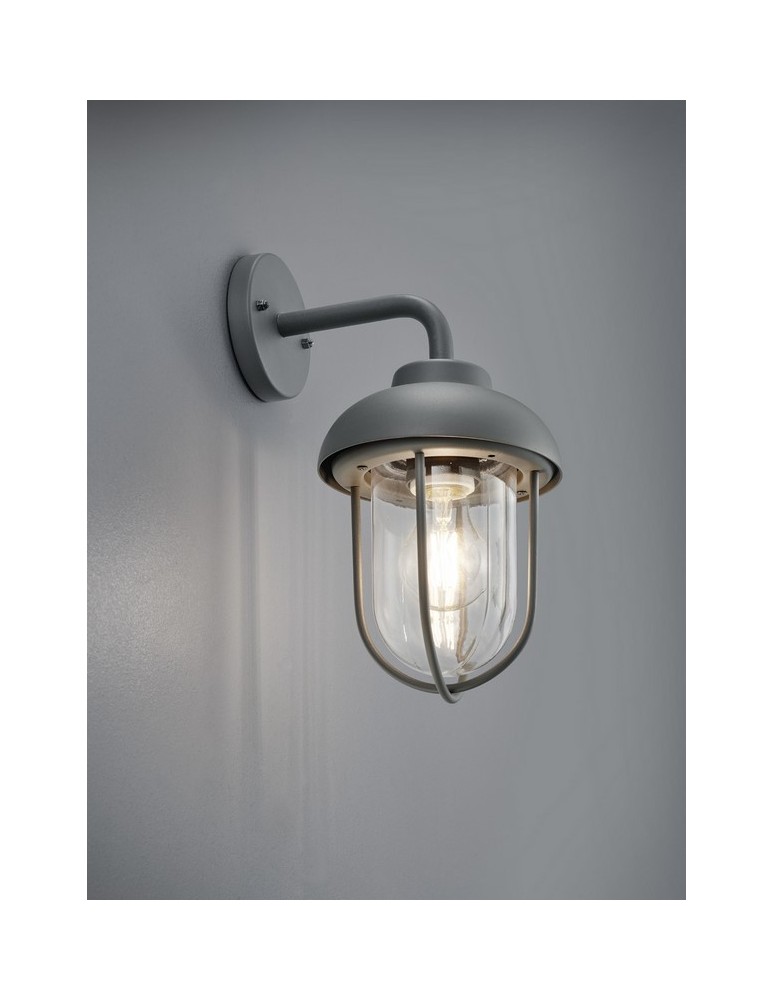 Kinkiety zewnętrzne - TRIO DUERO  Ścienna 1xE27 aluminium 202760142 - produkt kolory-swiatla.pl 1