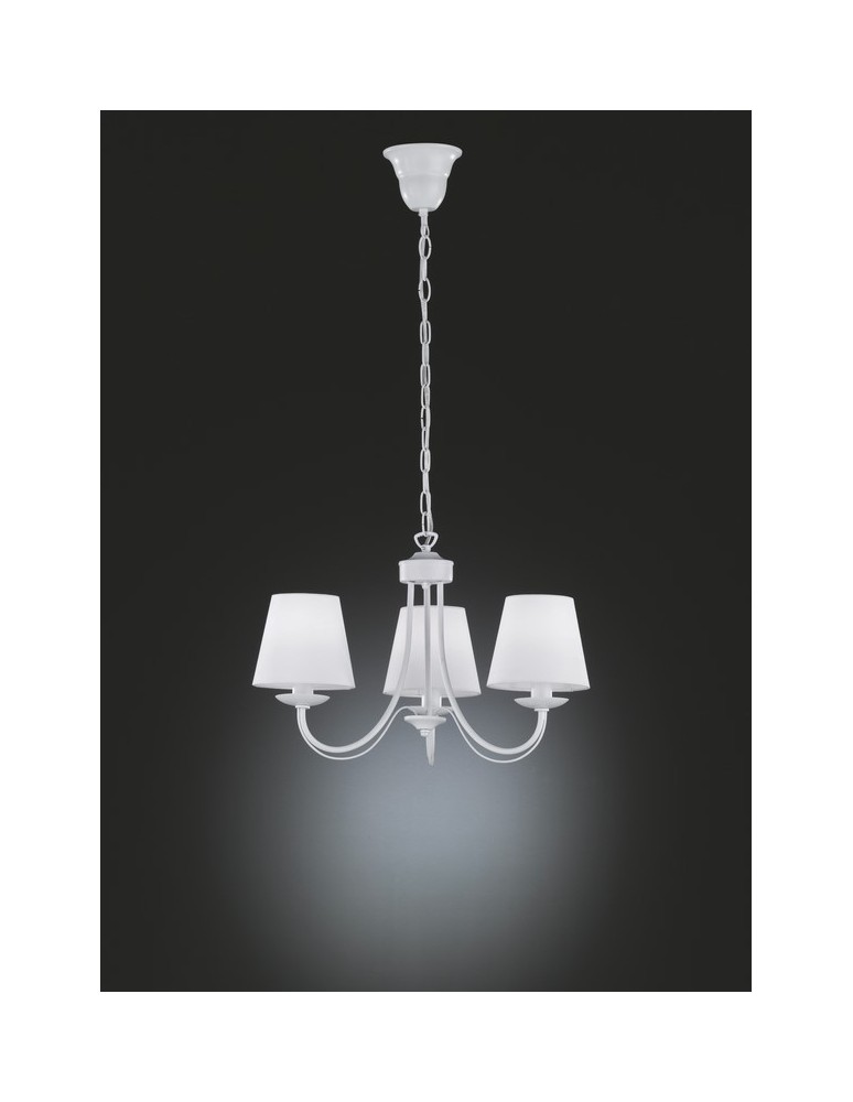 Żyrandole z abażurem - TRIO CORTEZ Wisząca 3 x E14, max.25W 110600331 - produkt kolory-swiatla.pl 1