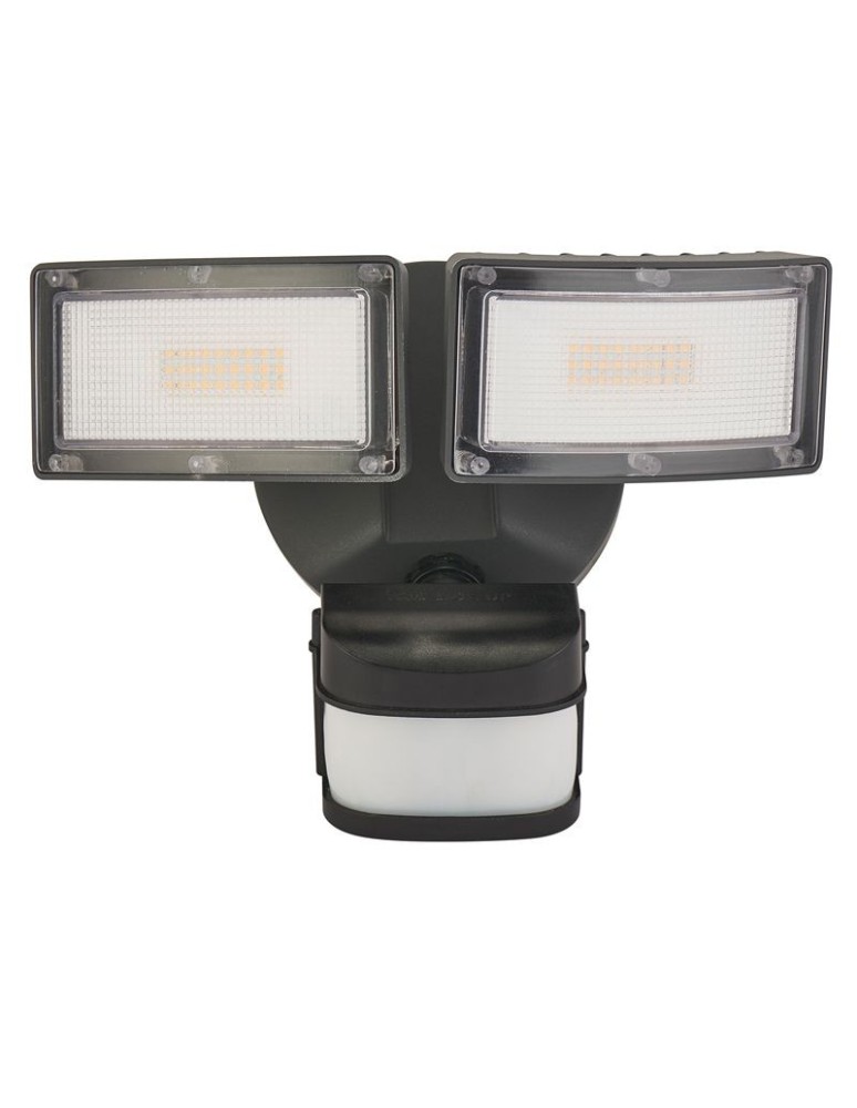Naświetlacze zewnętrzne / halopaki - SU-MA Duo reflektor 56xSMD LED, 36W, 230V 6556-PIR - product kolory-swiatla.pl 2