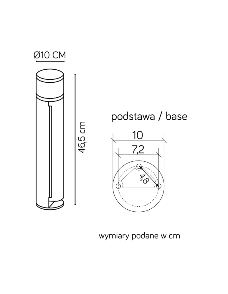 SU-MA Elborn stojąca G9, 1x5W, 230V EL3113