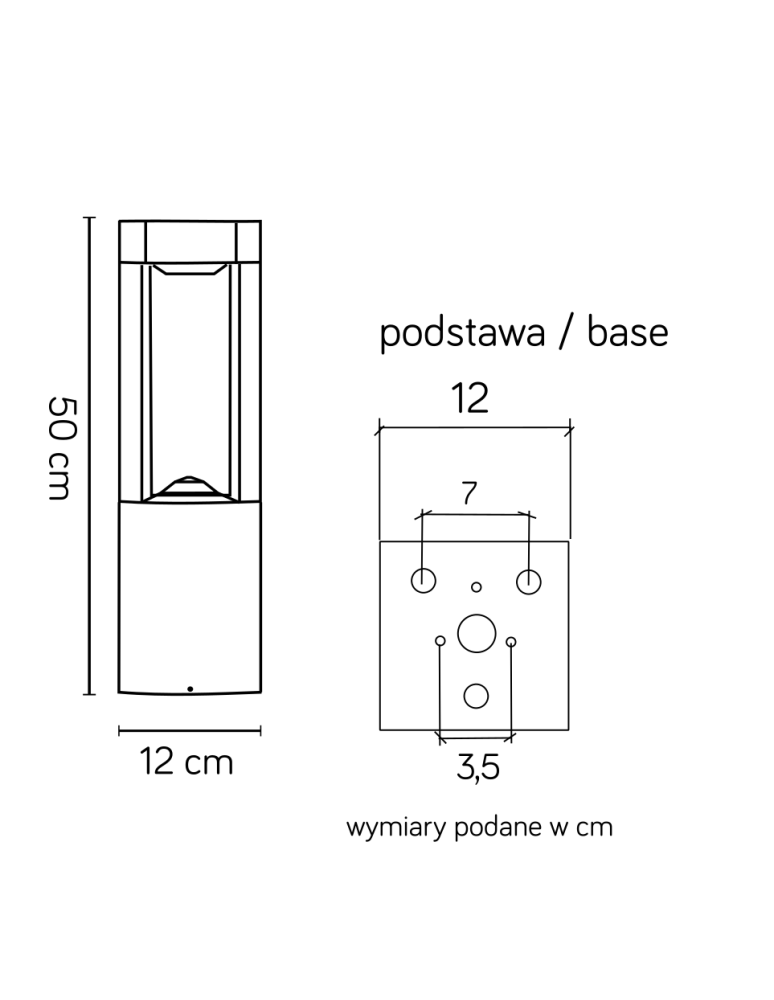 SU-MA Fan stojąca GX53, 1xmax 11W, 230V FKW-500