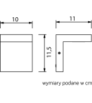 Kinkiety zewnętrzne - SU-MA Karo kinkiet 18xSMD LED, 10W KR-K100 - product 2