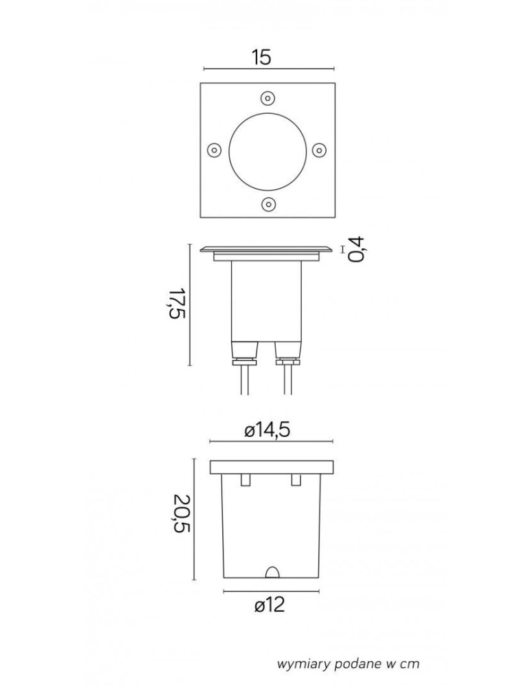 Lampy najazdowe i gruntowe - SU-MA Mix najazdowa GU10 1xmax 50W, 230V 6725 D - product kolory-swiatla.pl 3