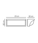 Kinkiety zewnętrzne - SU-MA Mona kinkiet 16xSMD LED, 13W, 230V MN19301 - produkt 3