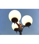Lampy zewnętrzne latarnie - SU-MA KULE E27, 3x100W, 230V OGMWN 3 300 - produkt 7