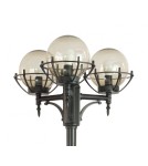 Lampy zewnętrzne latarnie - SU-MA Kule z koszykiem E27, 3x60W, 230V OGMWN 3 KPO 200 - produkt 4