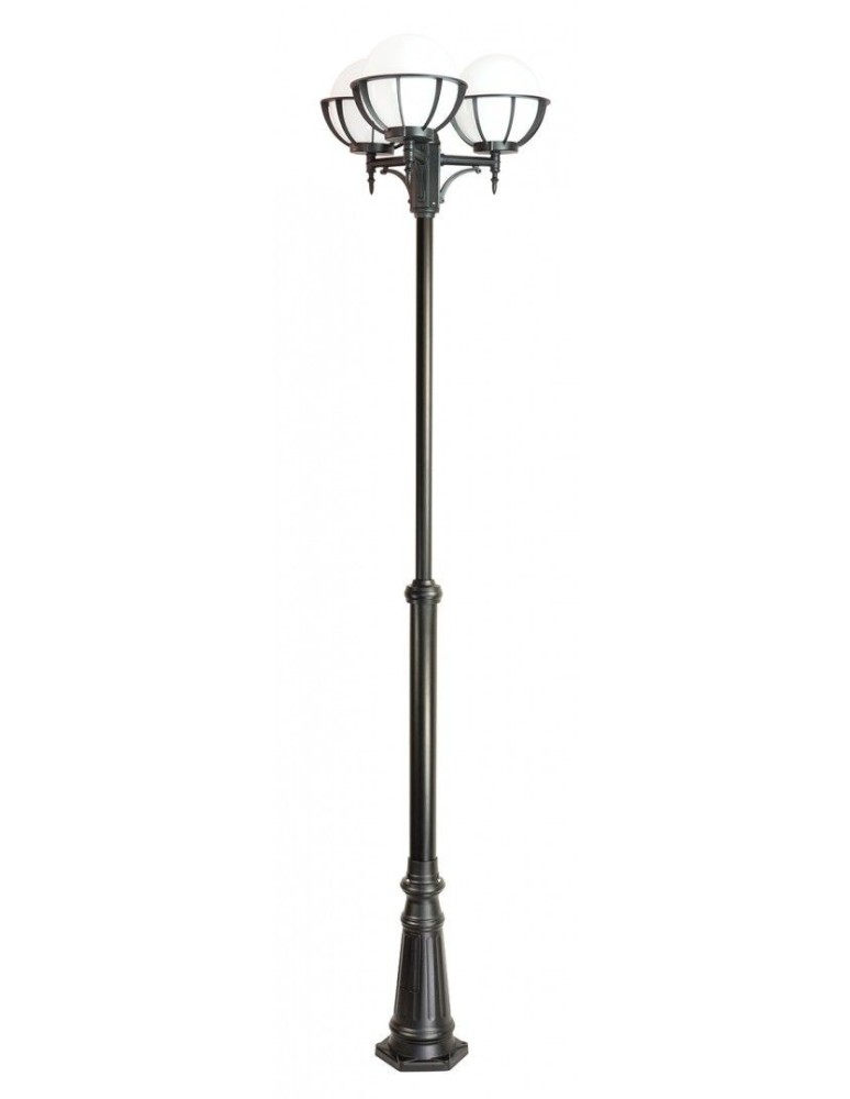 Lampy zewnętrzne latarnie - SU-MA Kule z koszykiem E27, 3x60W, 230V OGMWN 3 KPO 250 - produkt kolory-swiatla.pl 1