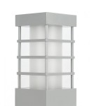 Lampy ogrodowe stojące - SU-MA RADO E27, 1x18W, 230V stojąca RADO II 1 AL - produkt 2